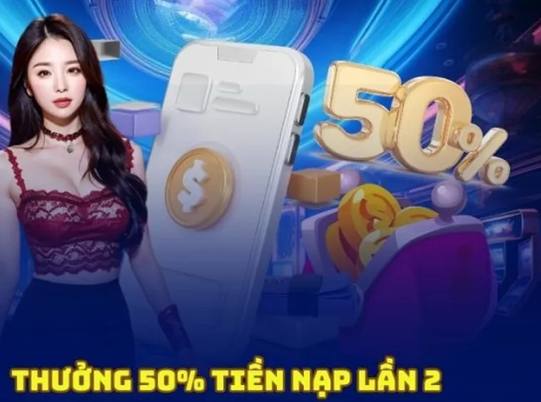 Khuyến Mãi Nạp Lần 2 Tặng 50% Tại Nhà Cái Hi88 Cho Thành Viên Mới